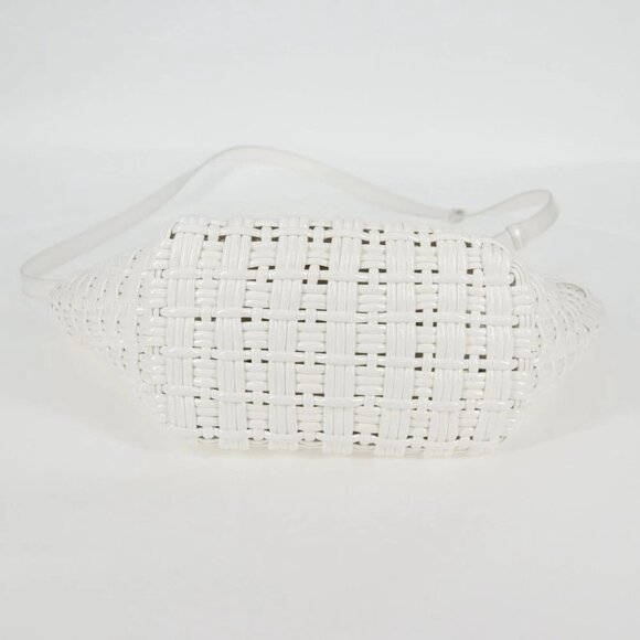 BALENCIAGA Bistro XS Hand Bag Enamel 2way White Silver - Picture 5 of 15